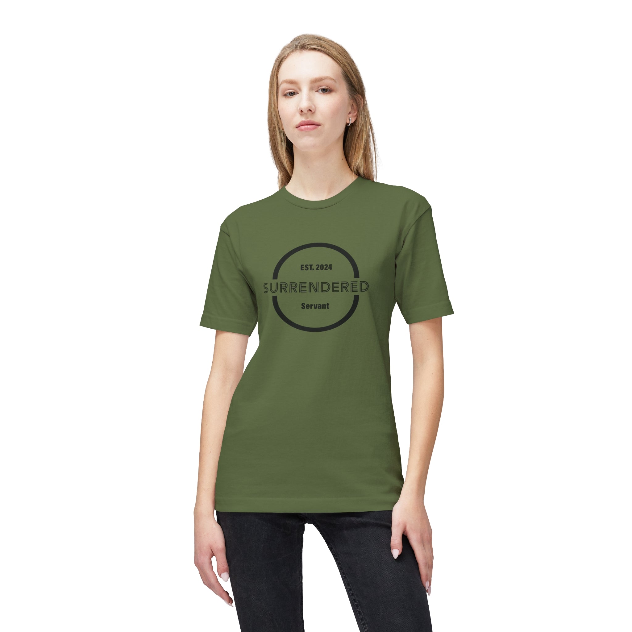 Surrendered Servant Unisex Midweight T-shirt - Stay In Spirit Shop