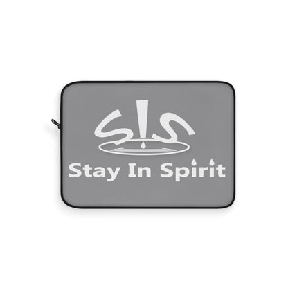 Gray Stay In Spirit Laptop Sleeve - Stay In Spirit Shop