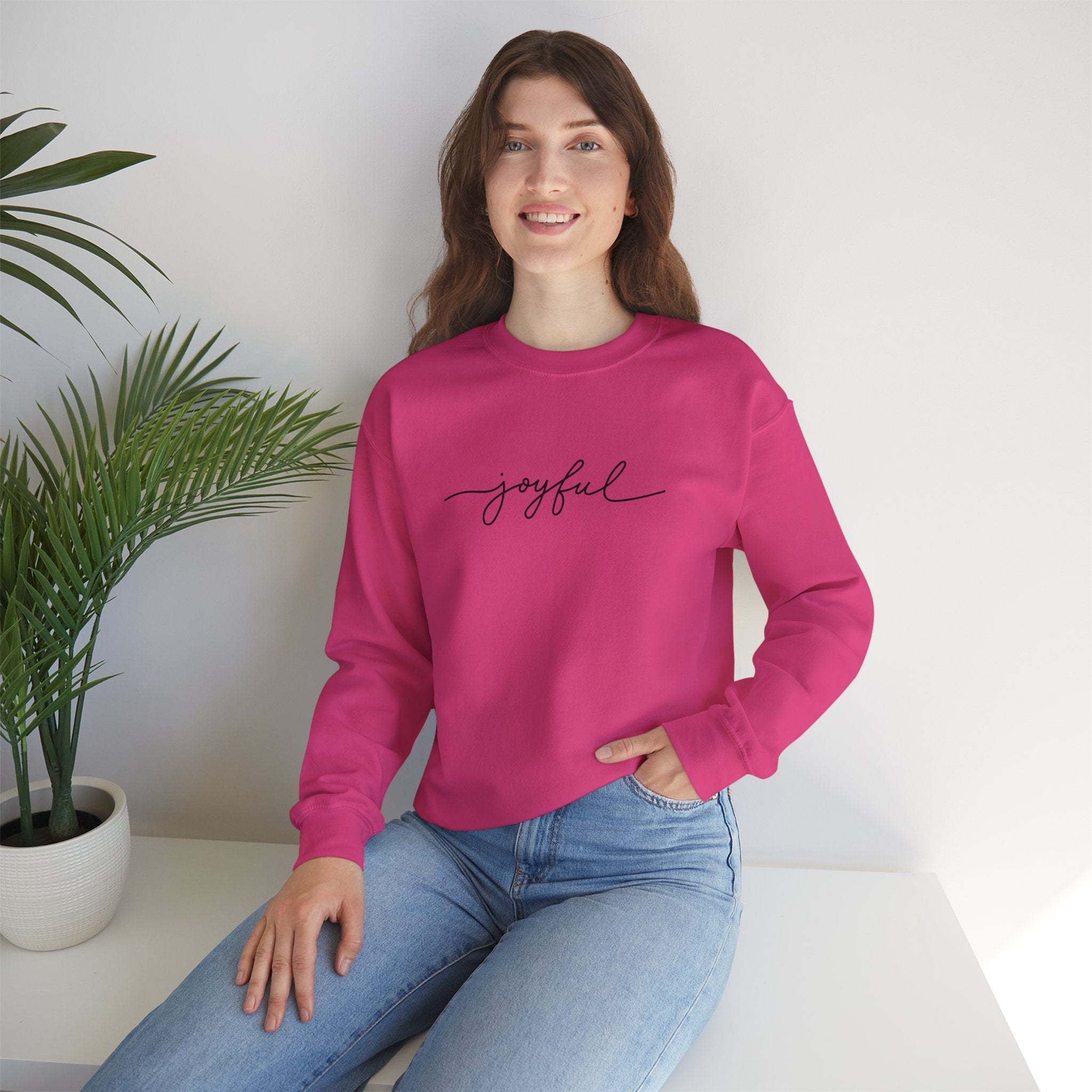 Joyful Unisex Crewneck Sweatshirt - Stay In Spirit Shop