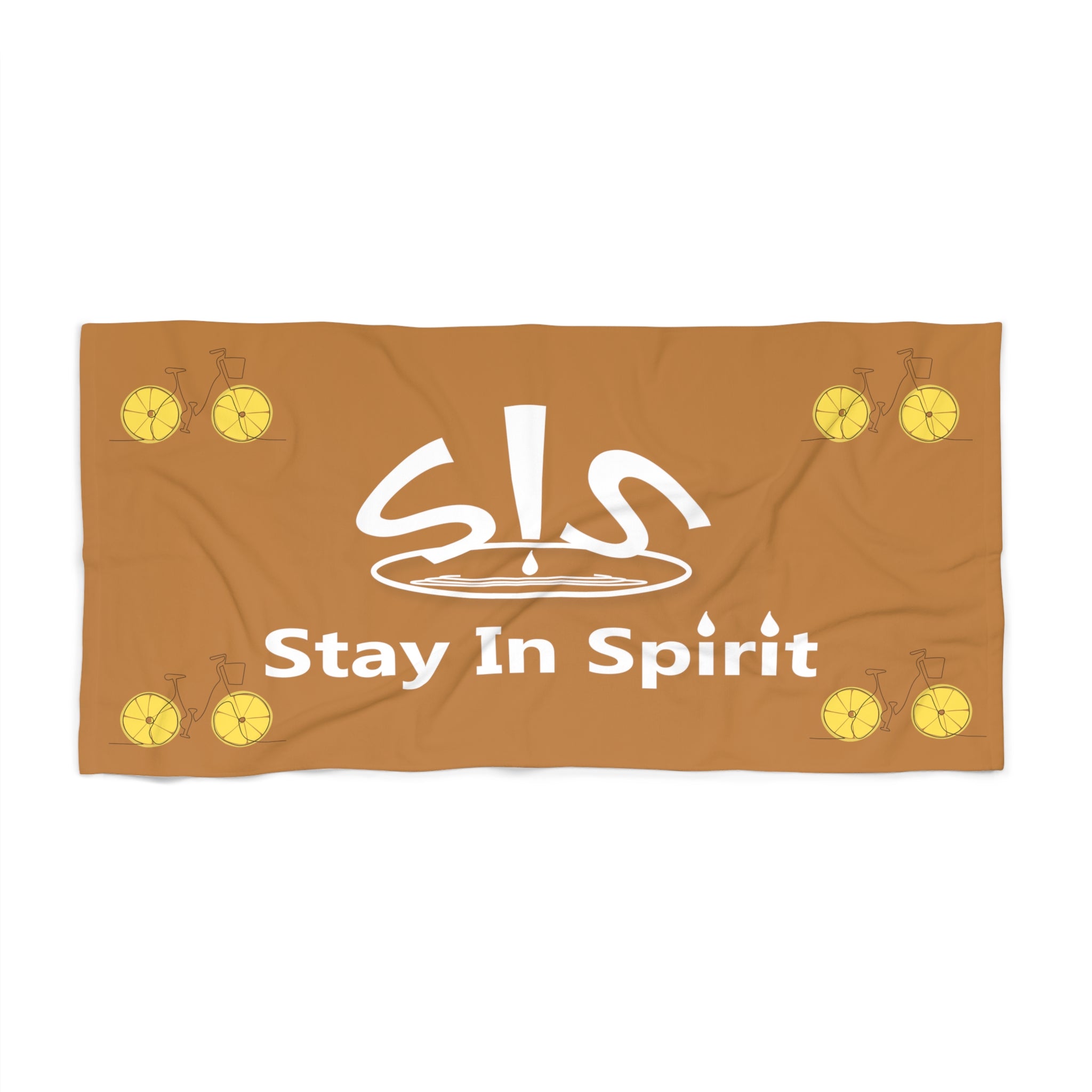 Tan Stay In Spirit Beach Towel - Stay In Spirit Shop