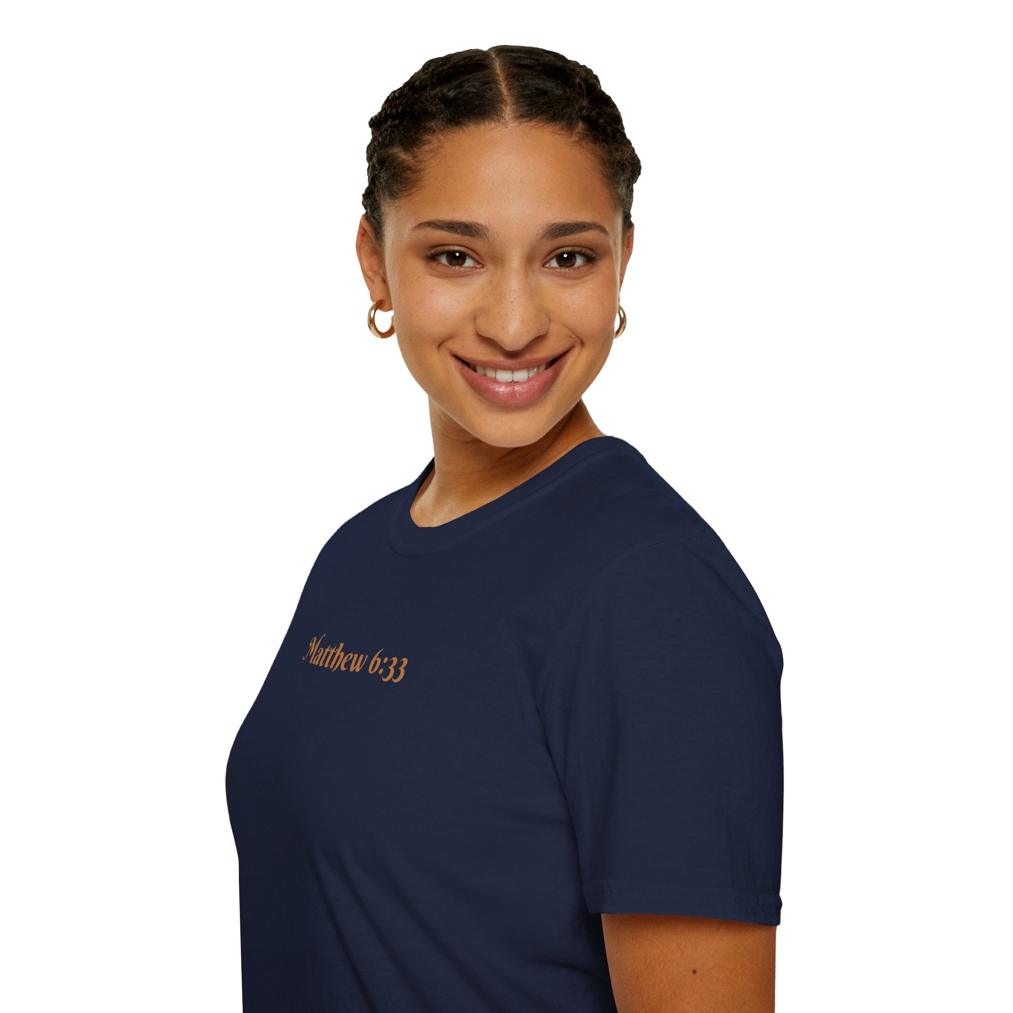 Seek First (Color) Unisex Softstyle T-Shirt