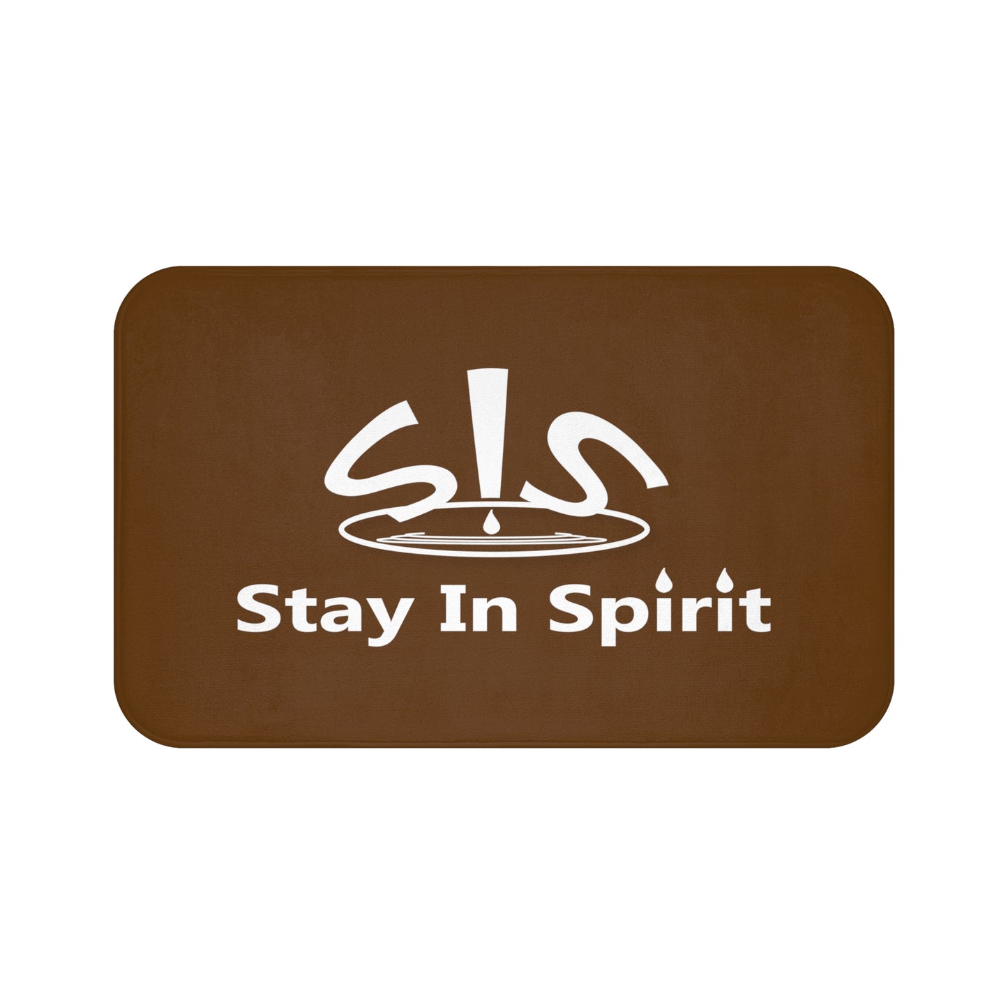 Stay In Spirit Bath Mat (Brown) - Stay In Spirit Shop