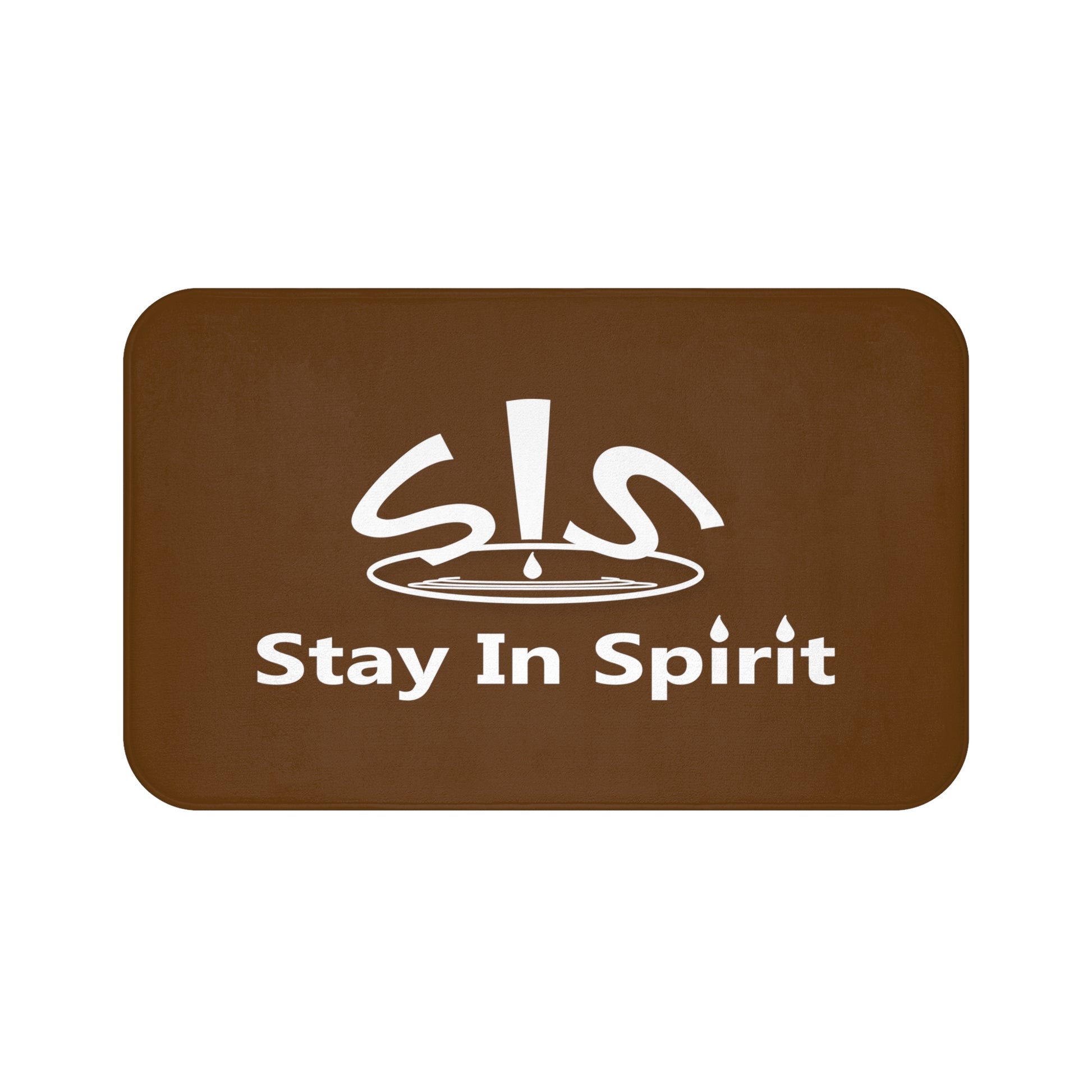 Stay In Spirit Bath Mat (Brown) - Stay In Spirit Shop
