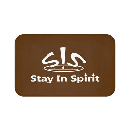 Stay In Spirit Bath Mat (Brown) - Stay In Spirit Shop