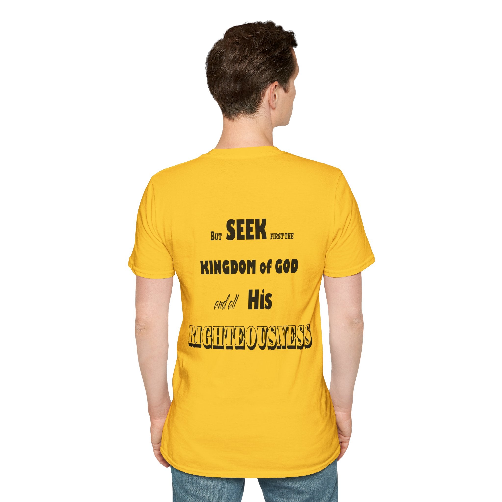 Seek First Unisex Softstyle T-Shirt - Stay In Spirit Shop