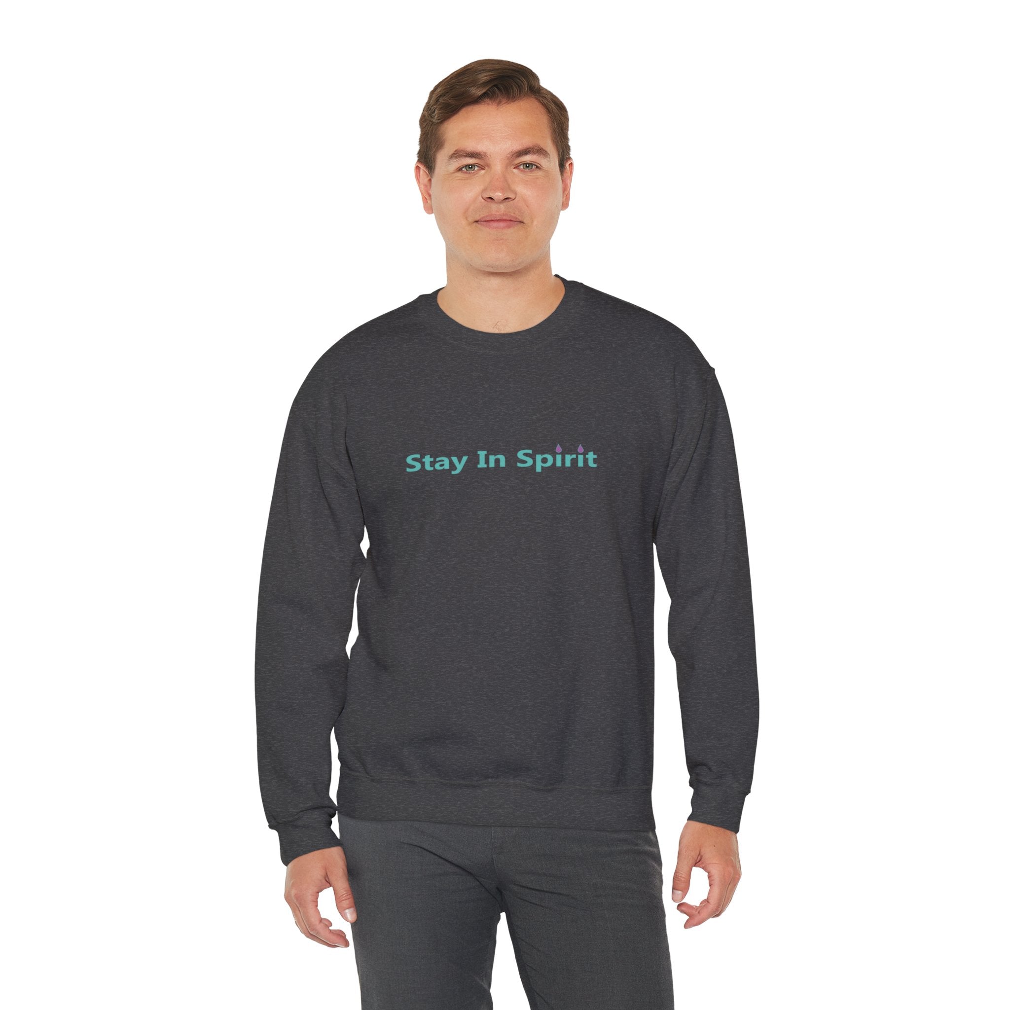 Stay In Spirit Lettered Unisex Heavy Blend™ Crewneck Sweatshirt - Stay In Spirit Shop