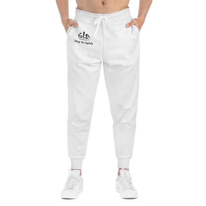 Stay In Spirit Black Logo Athletic Joggers - Stay In Spirit Shop