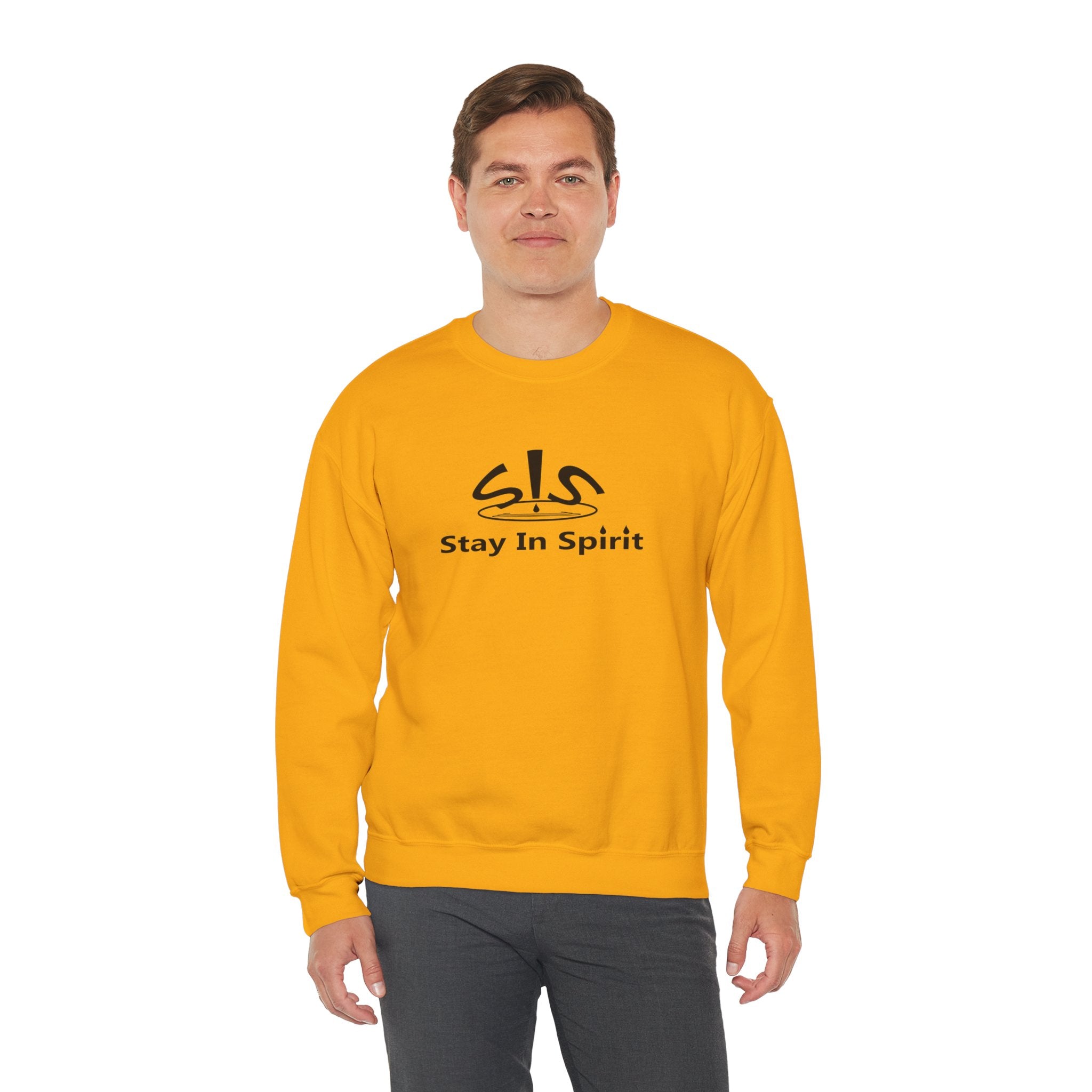 Stay In Spirit Logo (Black) Unisex Heavy Blend™ Crewneck Sweatshirt - Stay In Spirit Shop