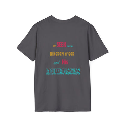 Seek First (Color) Unisex Softstyle T-Shirt