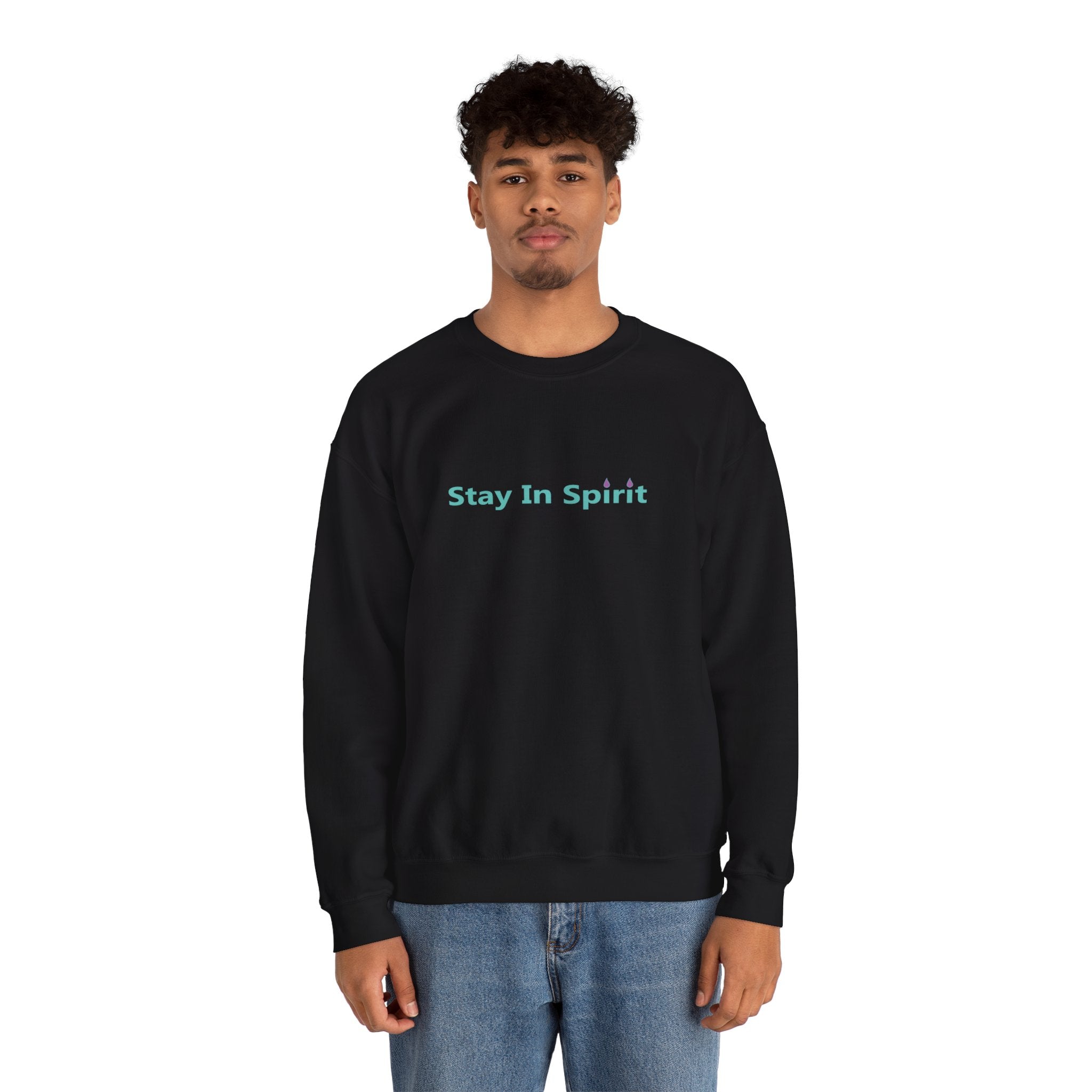 Stay In Spirit Lettered Unisex Heavy Blend™ Crewneck Sweatshirt - Stay In Spirit Shop