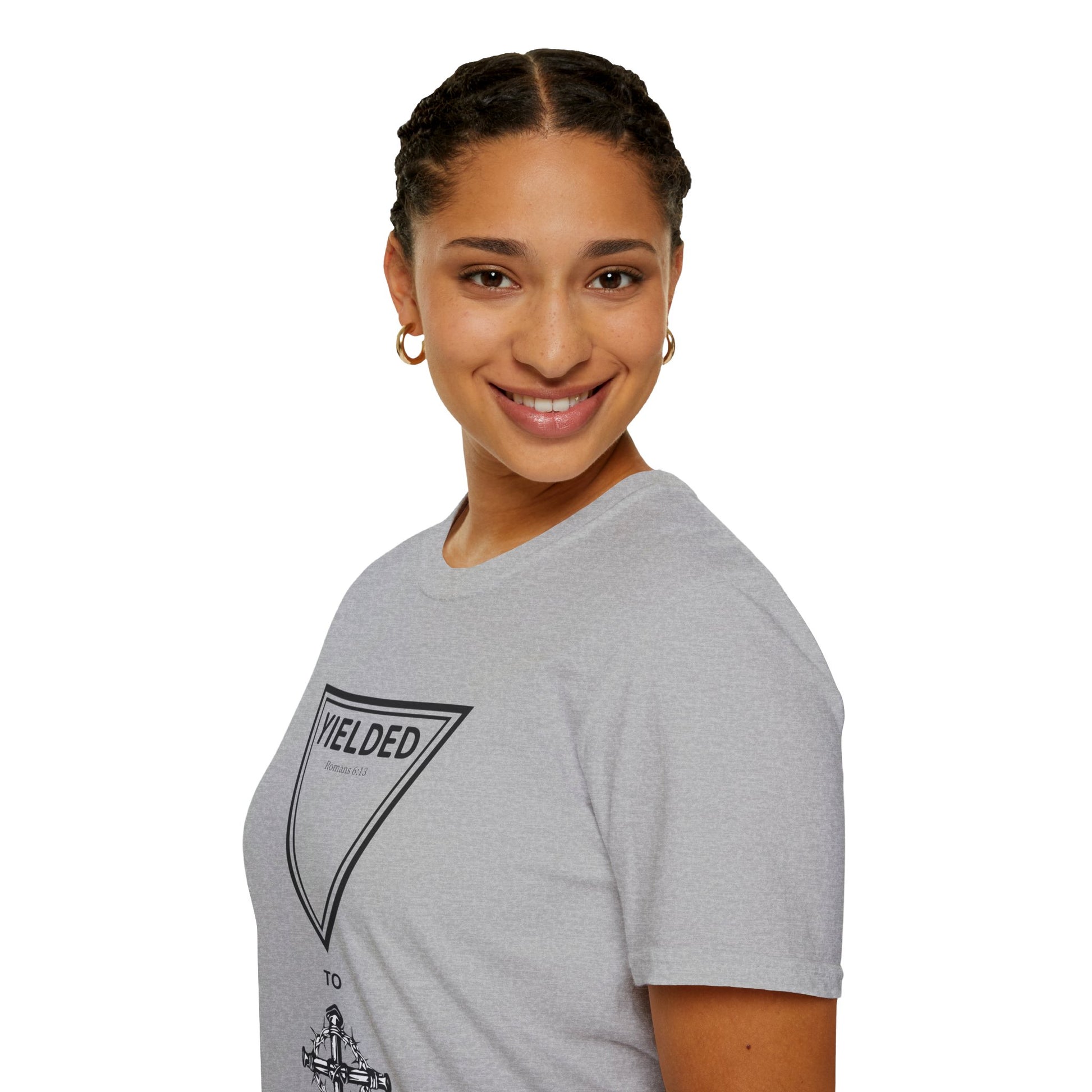 Yielded To... Unisex Softstyle T-Shirt - Stay In Spirit Shop
