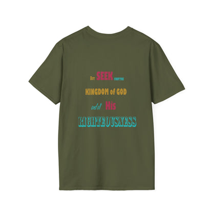 Seek First (Color) Unisex Softstyle T-Shirt
