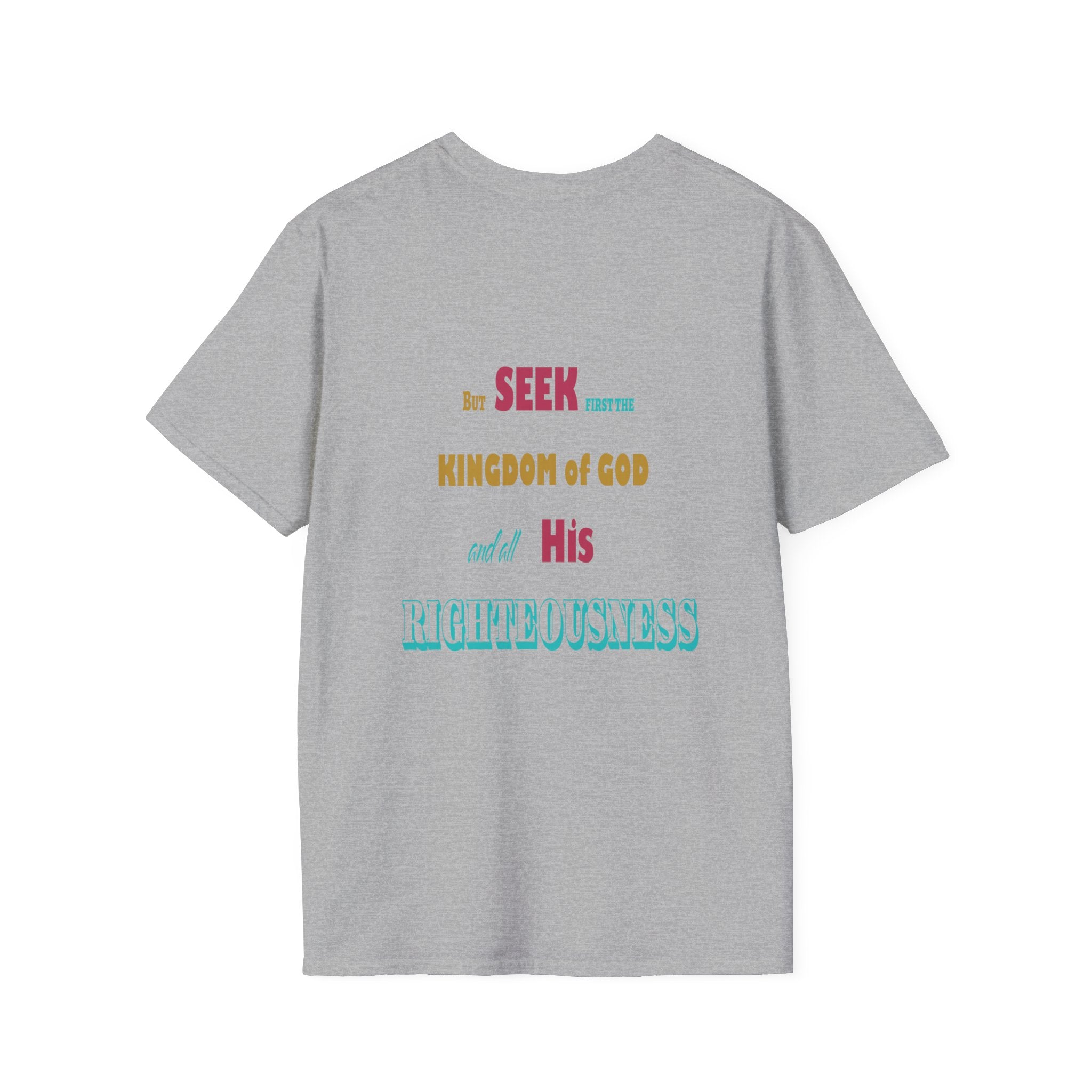 Seek First (Color) Unisex Softstyle T-Shirt