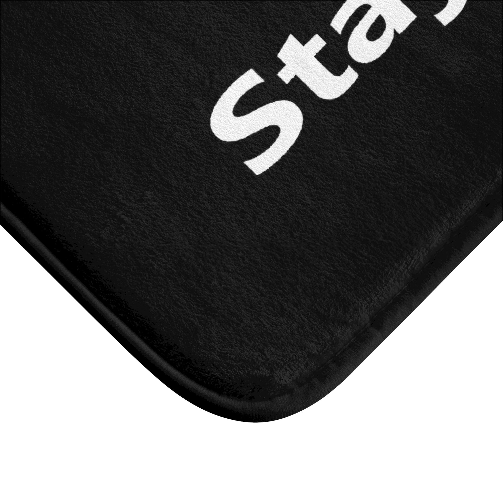 Stay In Spirit Bath Mat (Black) - Stay In Spirit Shop