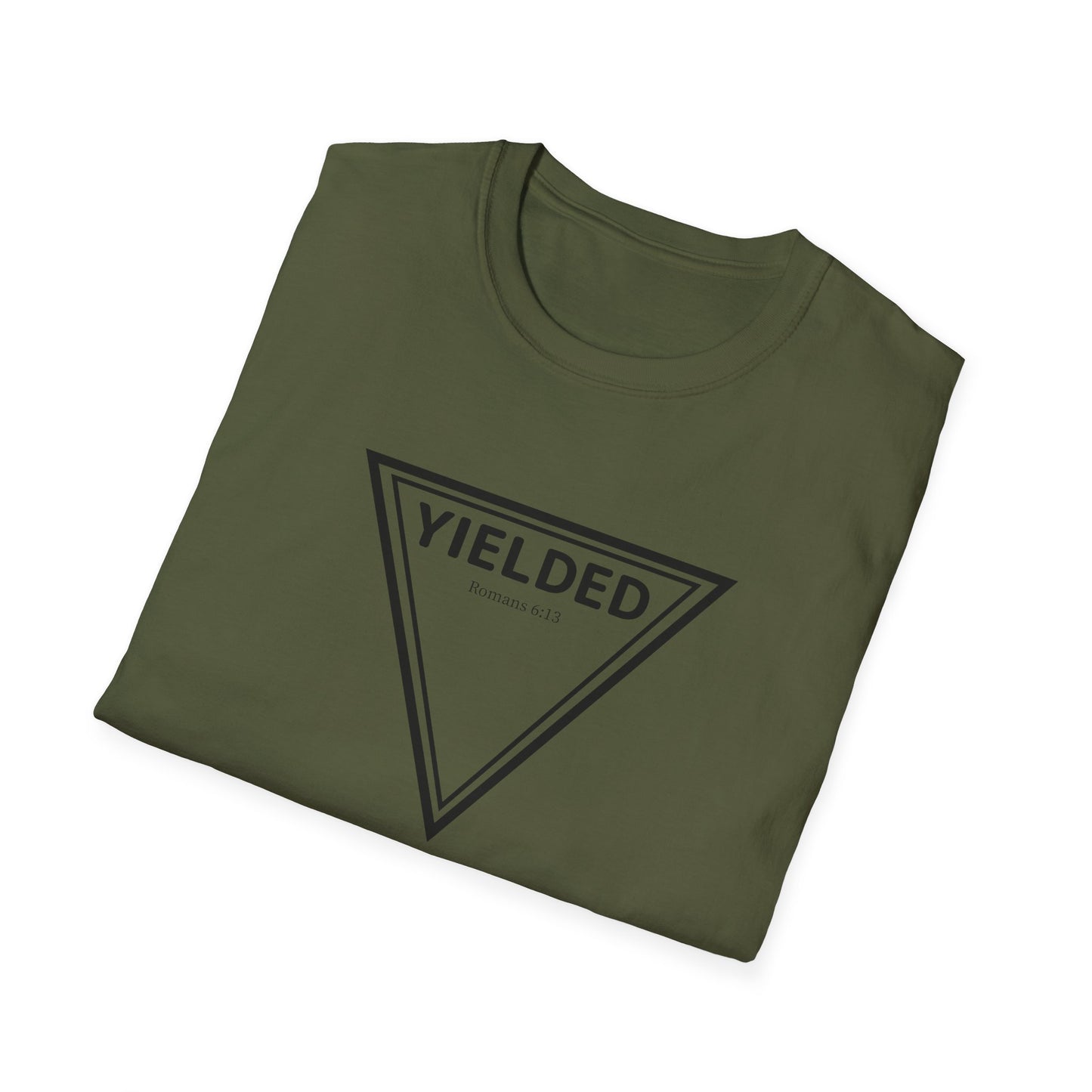 Yielded To... Unisex Softstyle T-Shirt - Stay In Spirit Shop