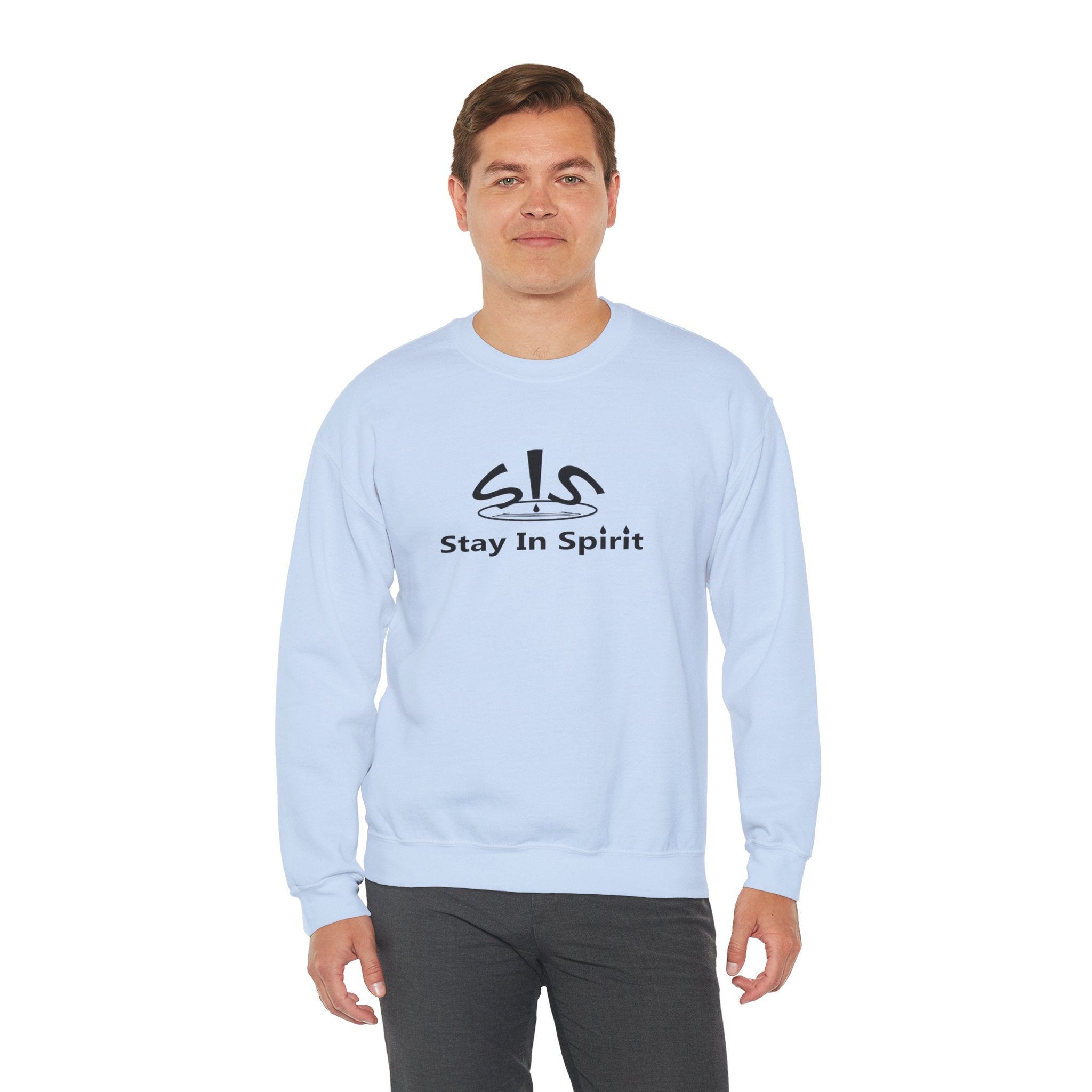 Stay In Spirit Logo (Black) Unisex Heavy Blend™ Crewneck Sweatshirt - Stay In Spirit Shop