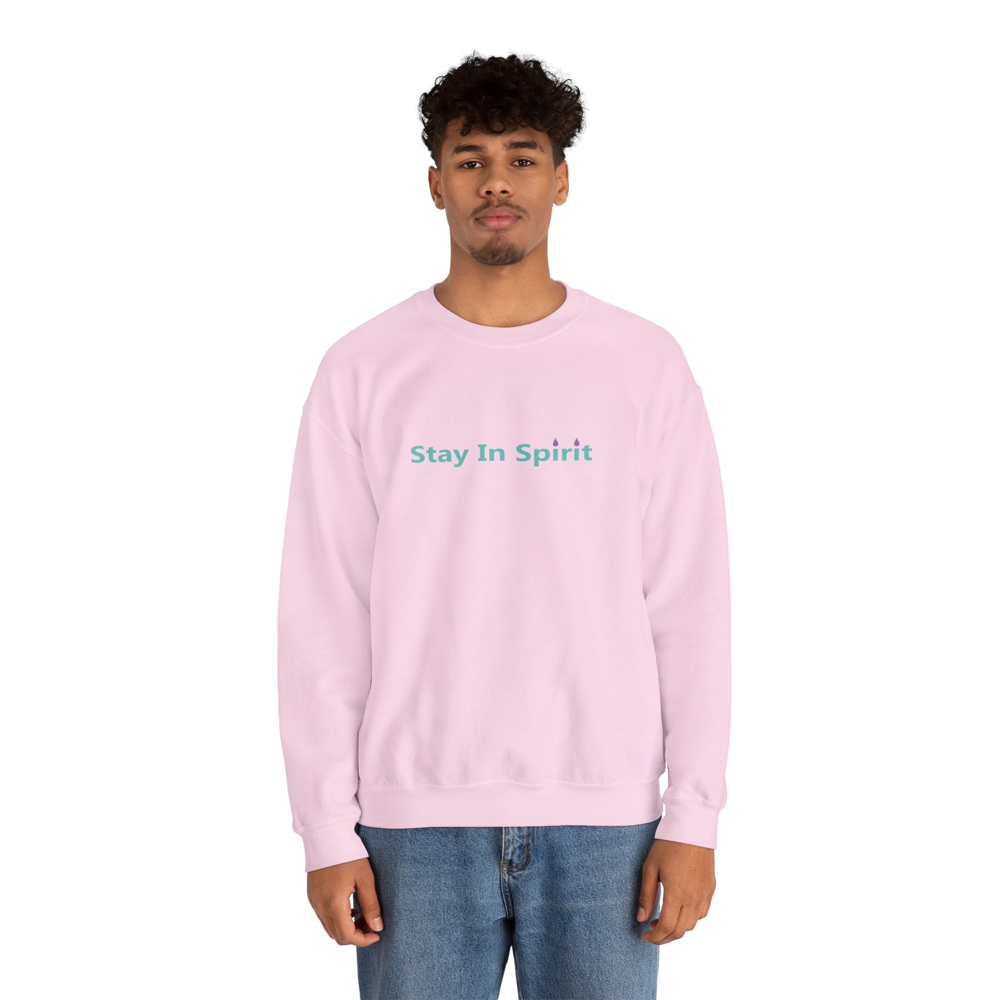 Stay In Spirit Lettered Unisex Heavy Blend™ Crewneck Sweatshirt - Stay In Spirit Shop