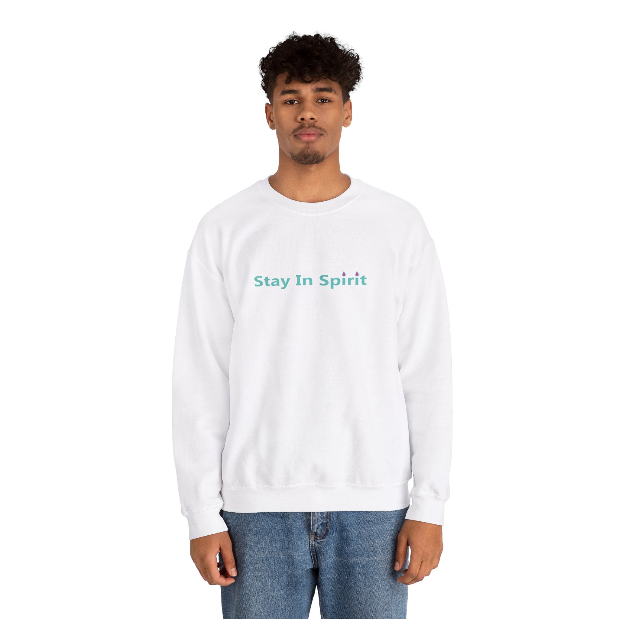 Stay In Spirit Lettered Unisex Heavy Blend™ Crewneck Sweatshirt - Stay In Spirit Shop