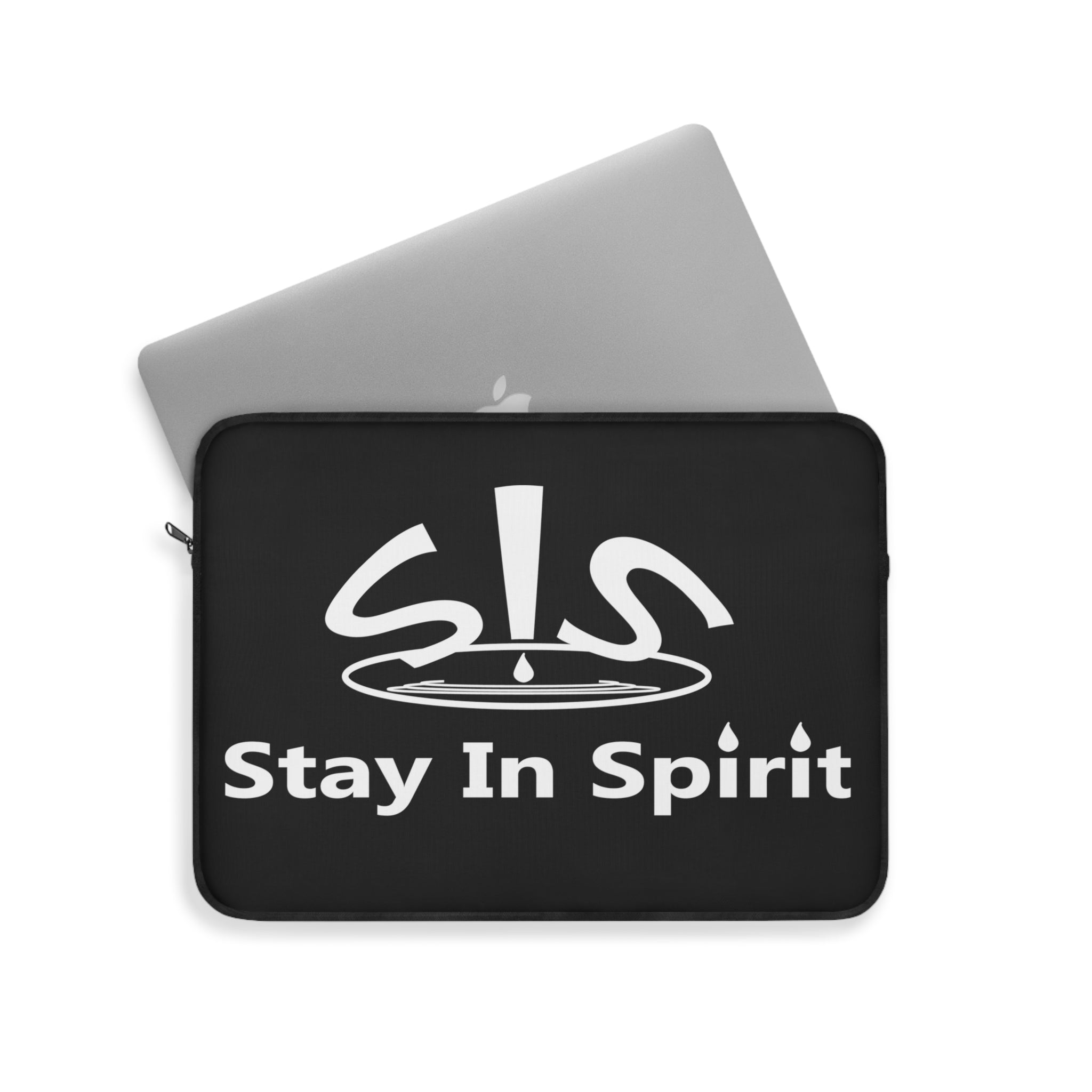 Black Stay In Spirit Laptop Sleeve - Stay In Spirit Shop