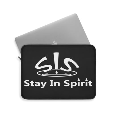 Black Stay In Spirit Laptop Sleeve - Stay In Spirit Shop