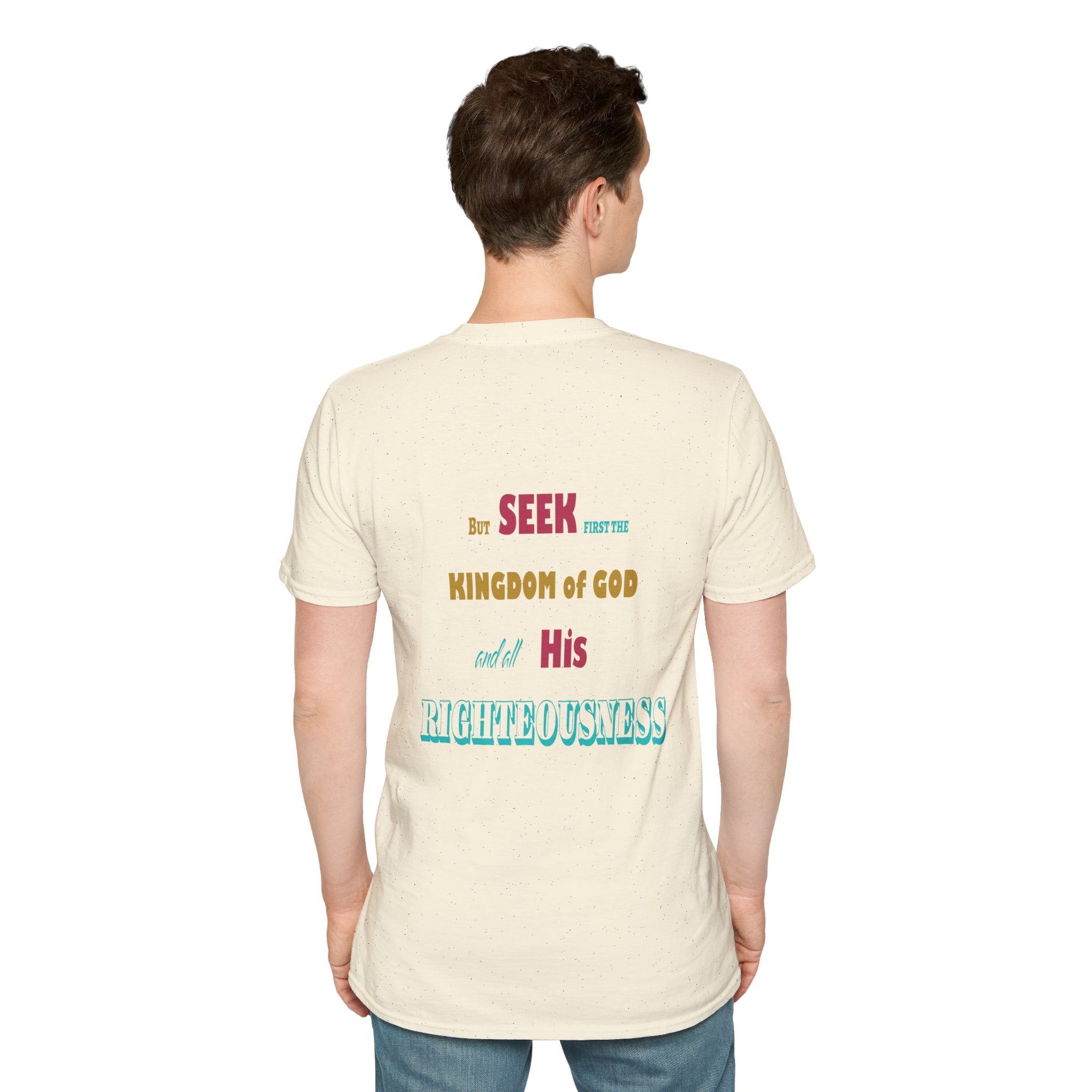 Seek First (Color) Unisex Softstyle T-Shirt