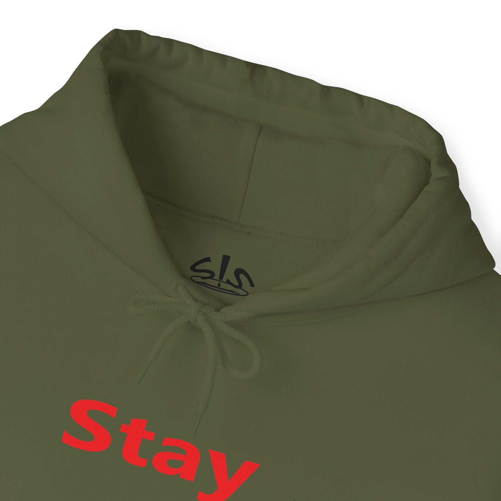 Stay In Spirit Red Lettered Unisex Heavy Blend™ Hooded Sweatshirt