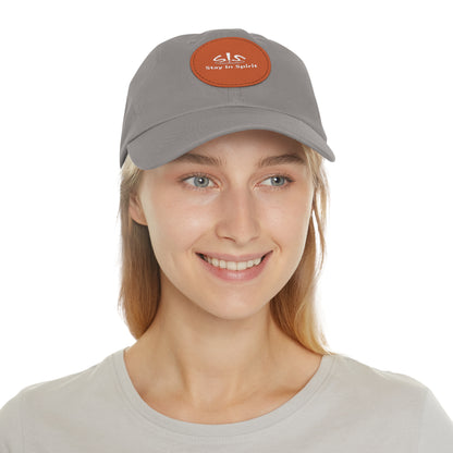 Stay In Spirit Dad Hat with Leather Round Patch