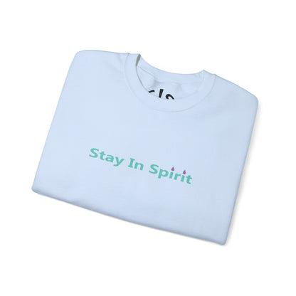 Stay In Spirit Lettered Unisex Heavy Blend™ Crewneck Sweatshirt - Stay In Spirit Shop