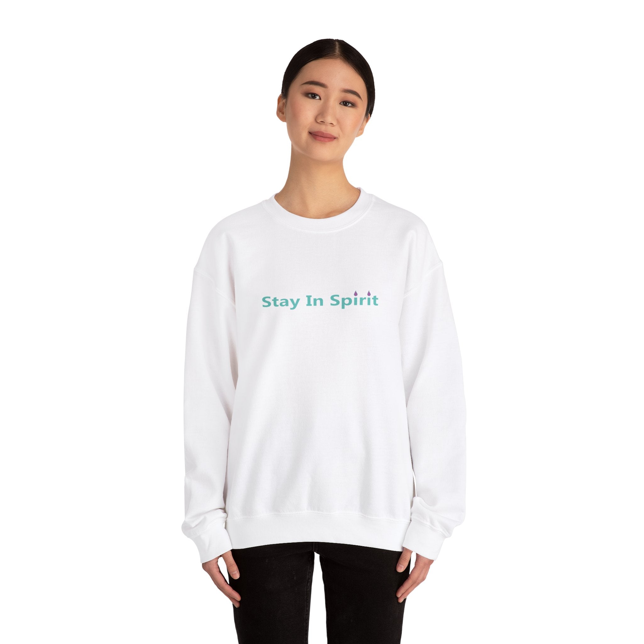 Stay In Spirit Lettered Unisex Heavy Blend™ Crewneck Sweatshirt - Stay In Spirit Shop