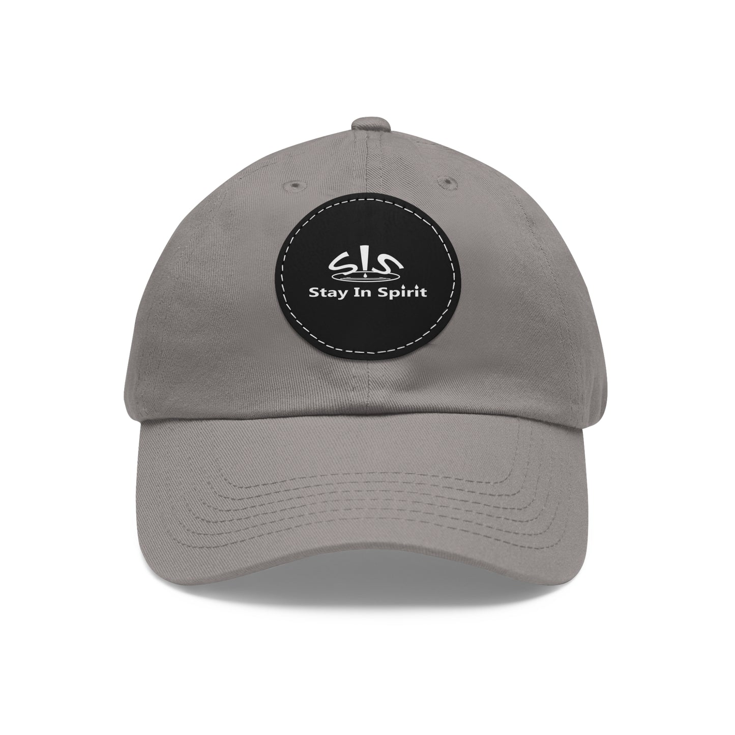 Stay In Spirit Dad Hat with Leather Round Patch