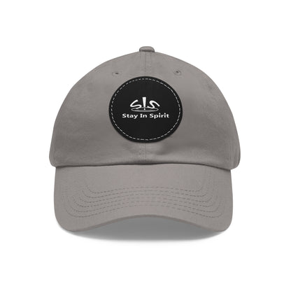 Stay In Spirit Dad Hat with Leather Round Patch