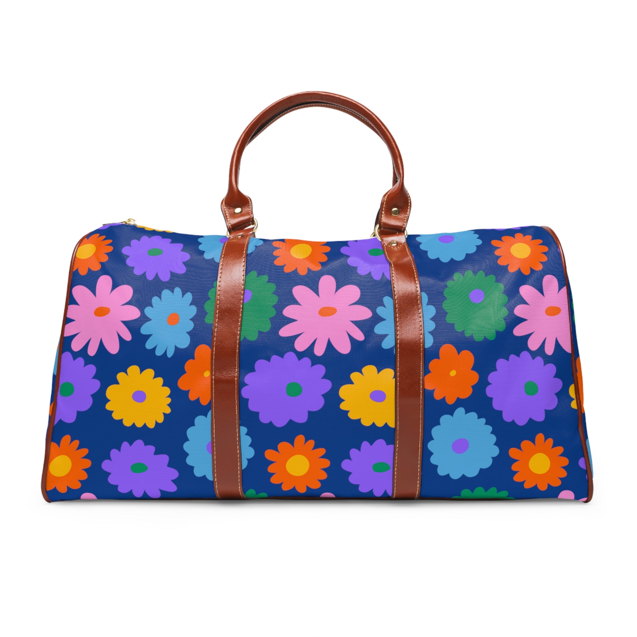 Stay In Spirit Blue Flower Waterproof Travel Bag (Luxury) - Stay In Spirit Shop