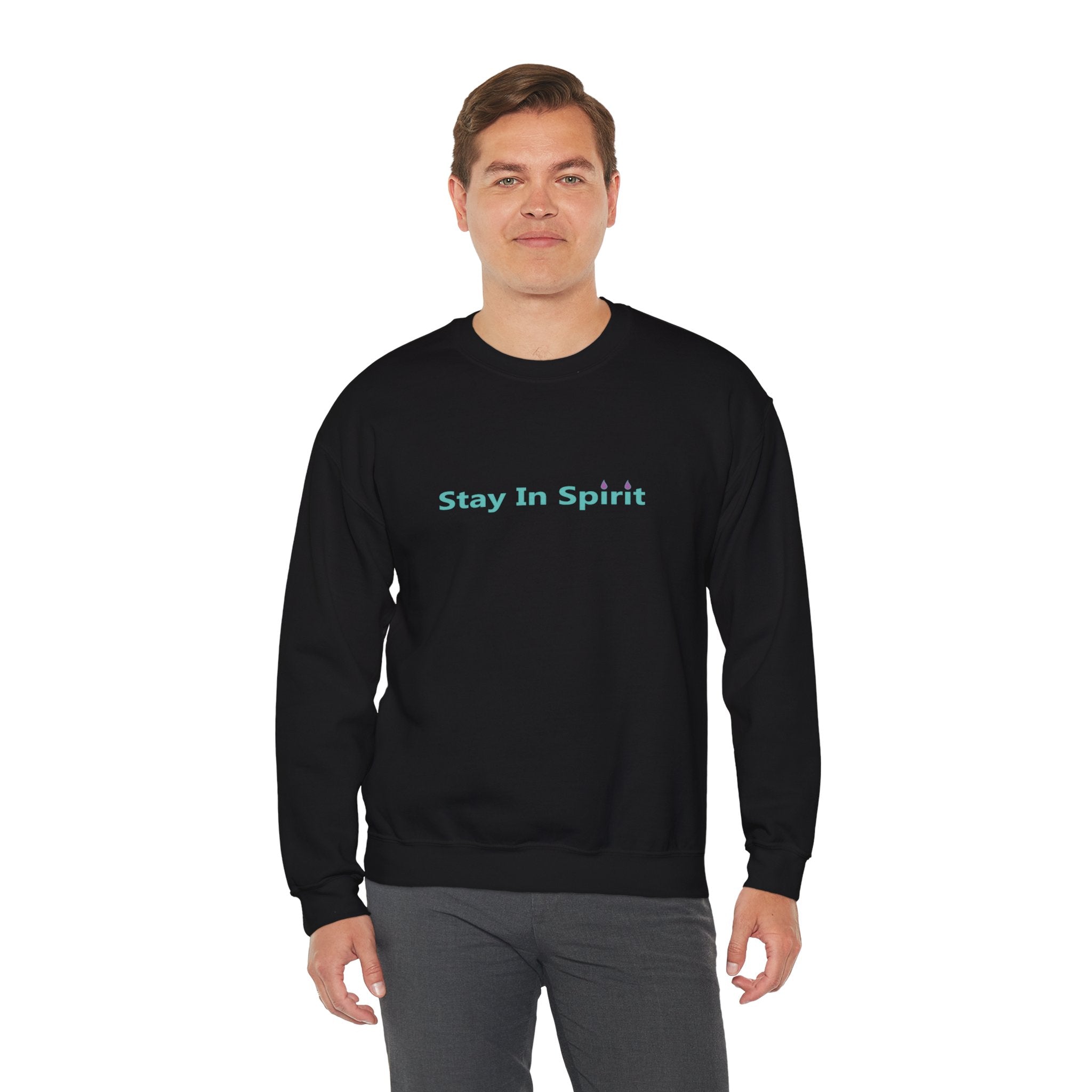 Stay In Spirit Lettered Unisex Heavy Blend™ Crewneck Sweatshirt - Stay In Spirit Shop