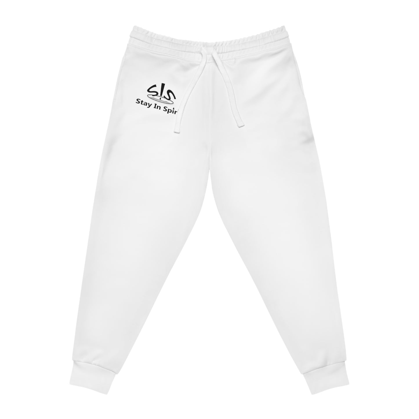 Stay In Spirit Black Logo Athletic Joggers - Stay In Spirit Shop