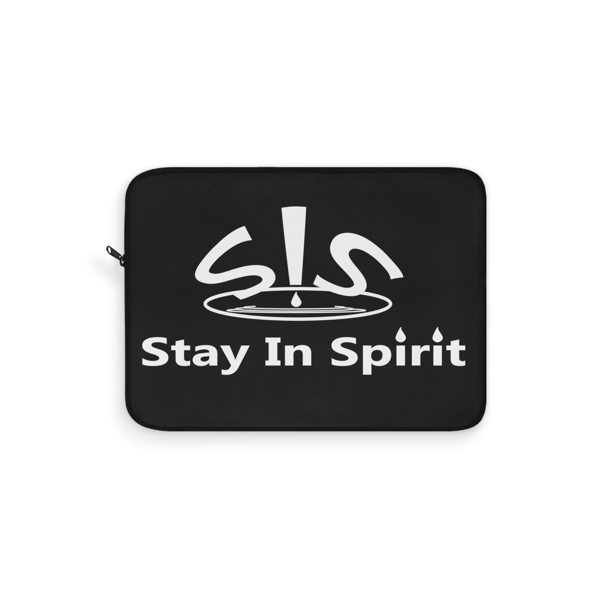 Black Stay In Spirit Laptop Sleeve - Stay In Spirit Shop