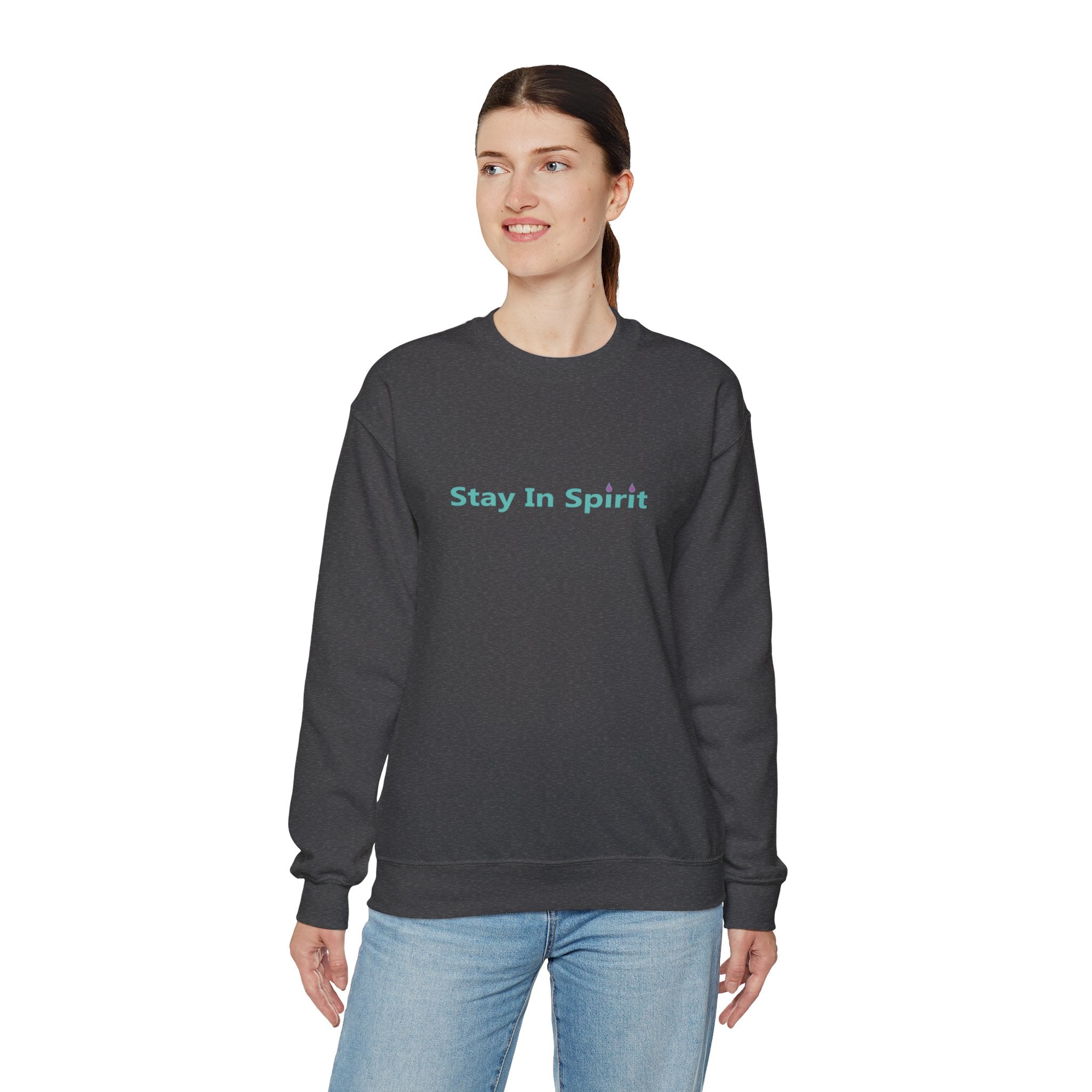 Stay In Spirit Lettered Unisex Heavy Blend™ Crewneck Sweatshirt - Stay In Spirit Shop