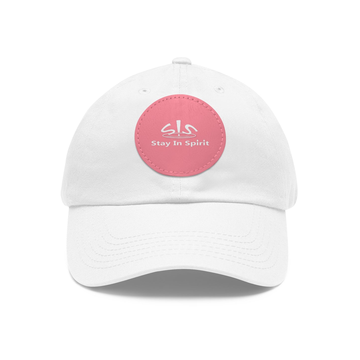 Stay In Spirit Dad Hat with Leather Round Patch