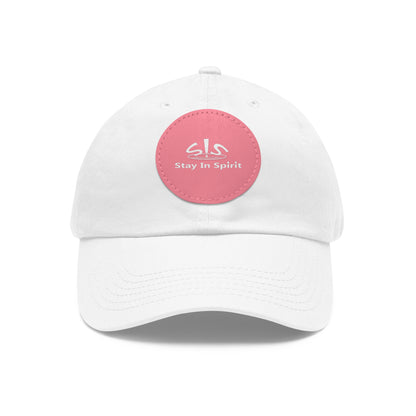 Stay In Spirit Dad Hat with Leather Round Patch