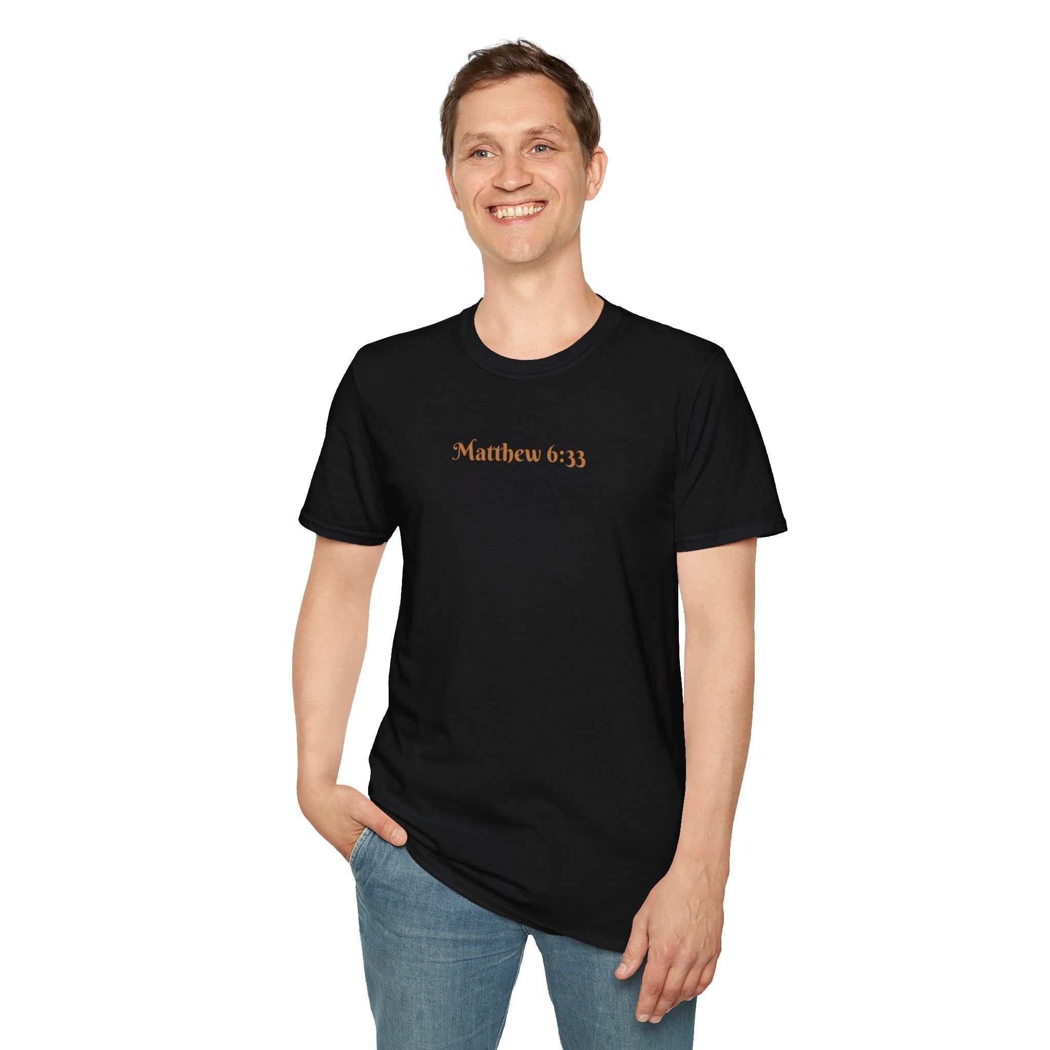 Seek First (Color) Unisex Softstyle T-Shirt