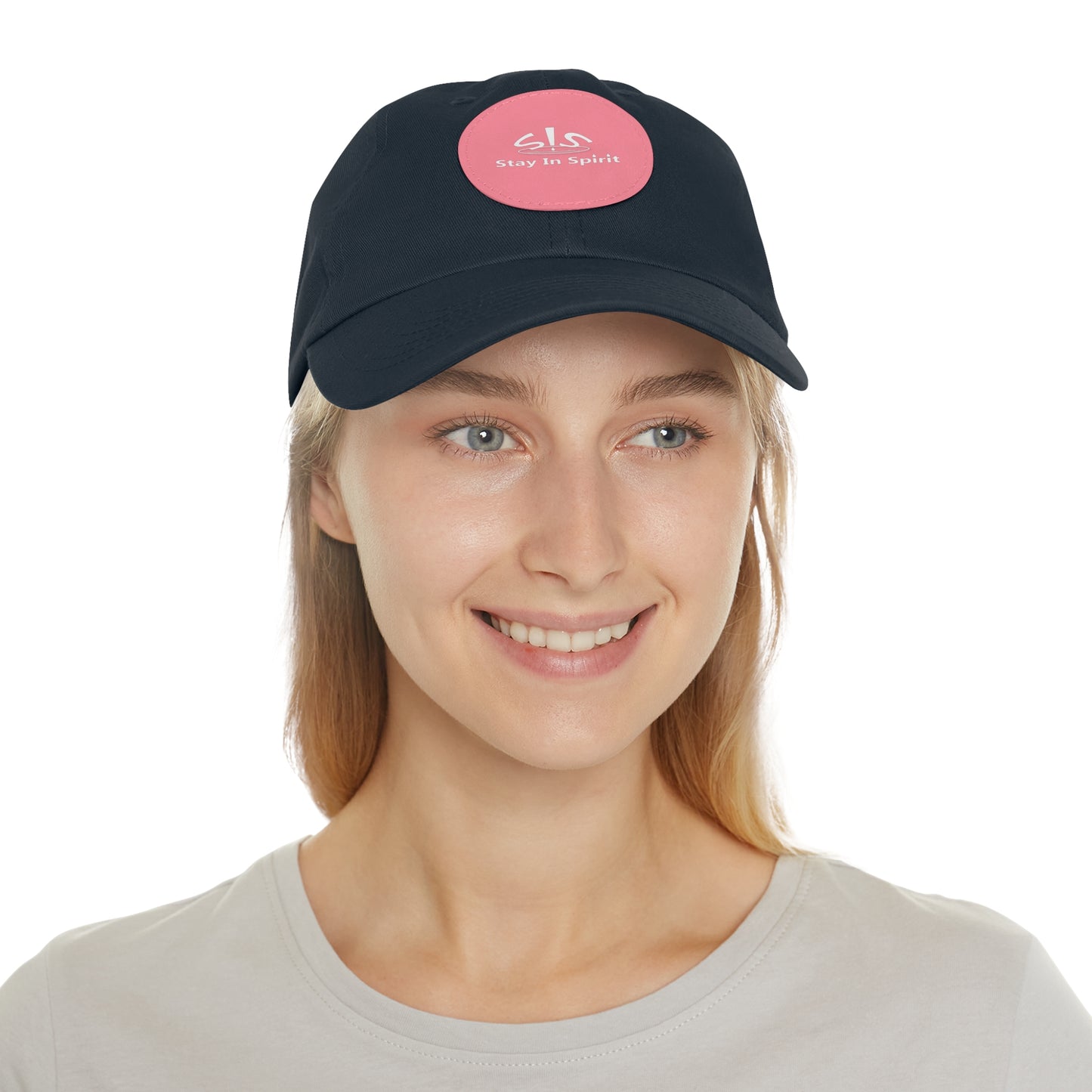Stay In Spirit Dad Hat with Leather Round Patch