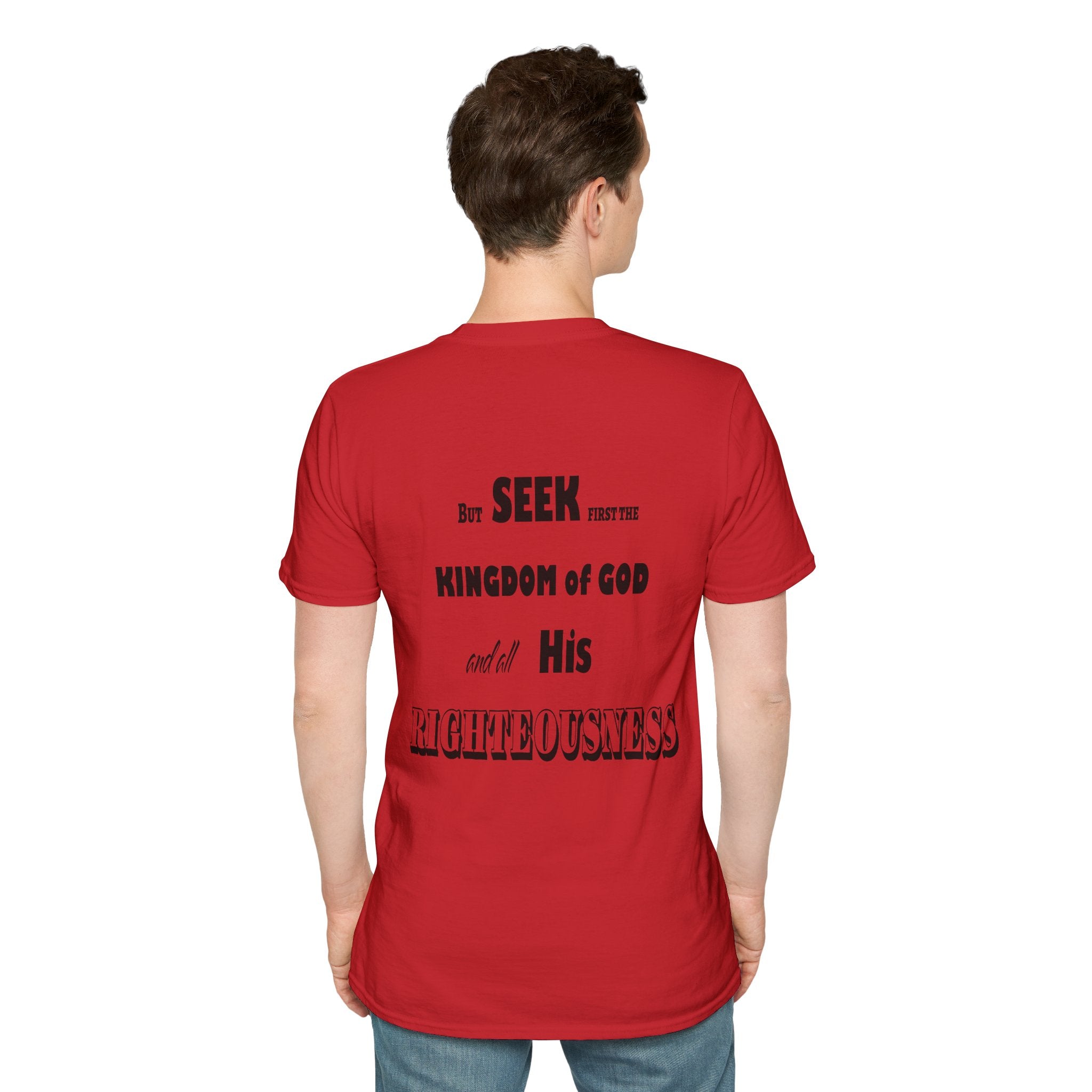 Seek First Unisex Softstyle T-Shirt - Stay In Spirit Shop