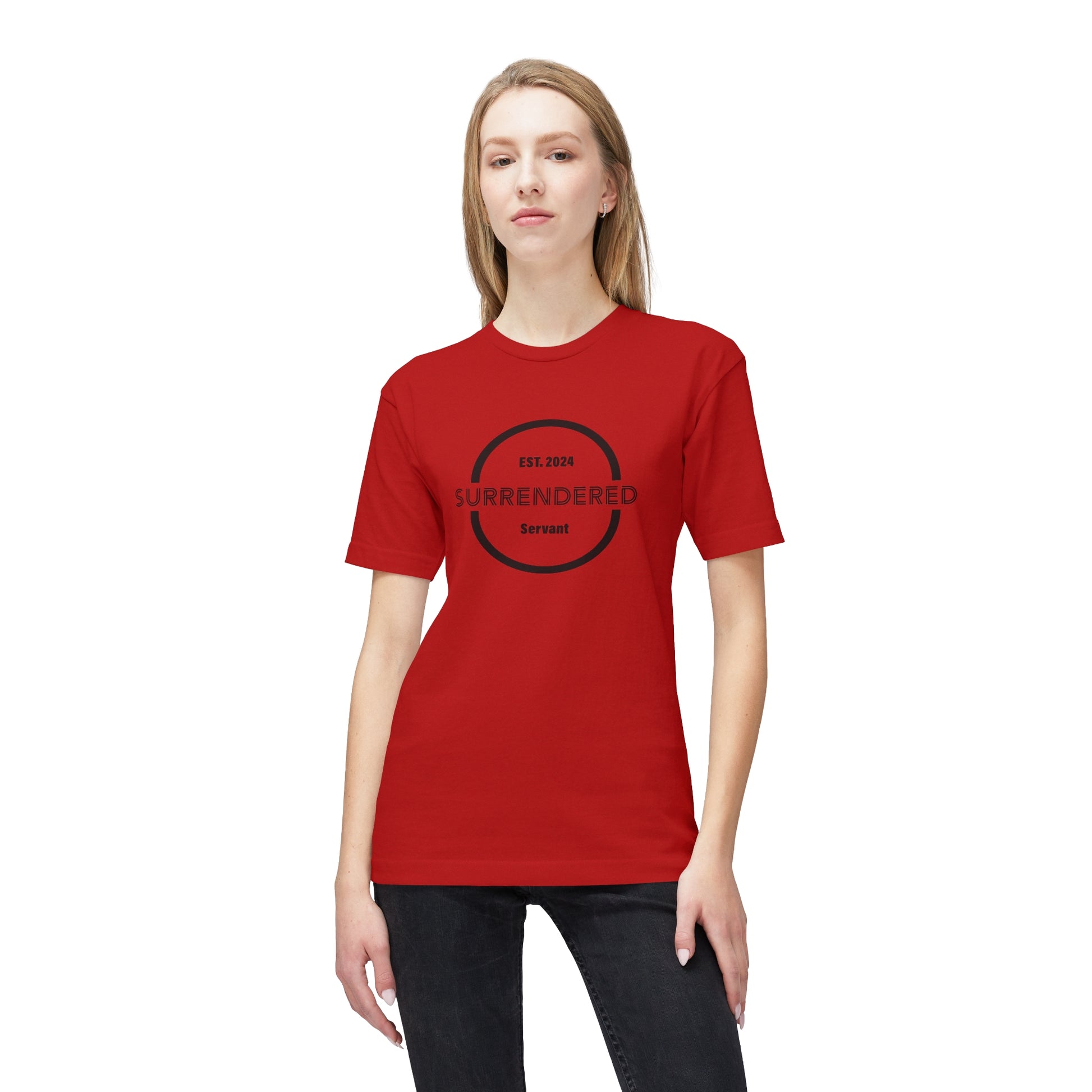 Surrendered Servant Unisex Midweight T-shirt - Stay In Spirit Shop