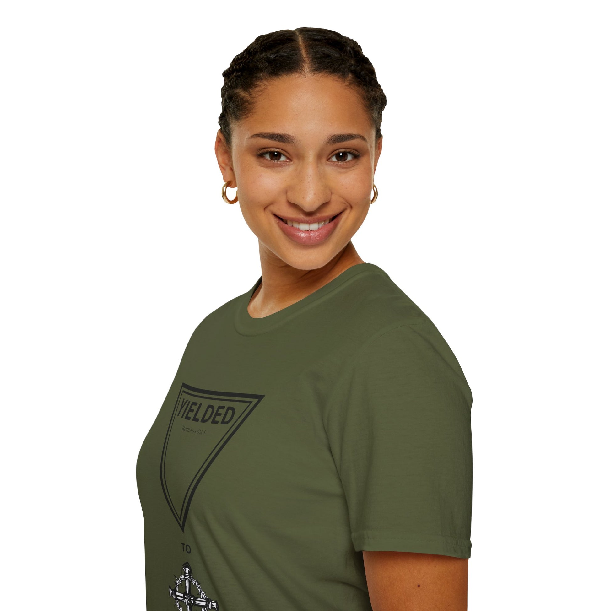 Yielded To... Unisex Softstyle T-Shirt - Stay In Spirit Shop