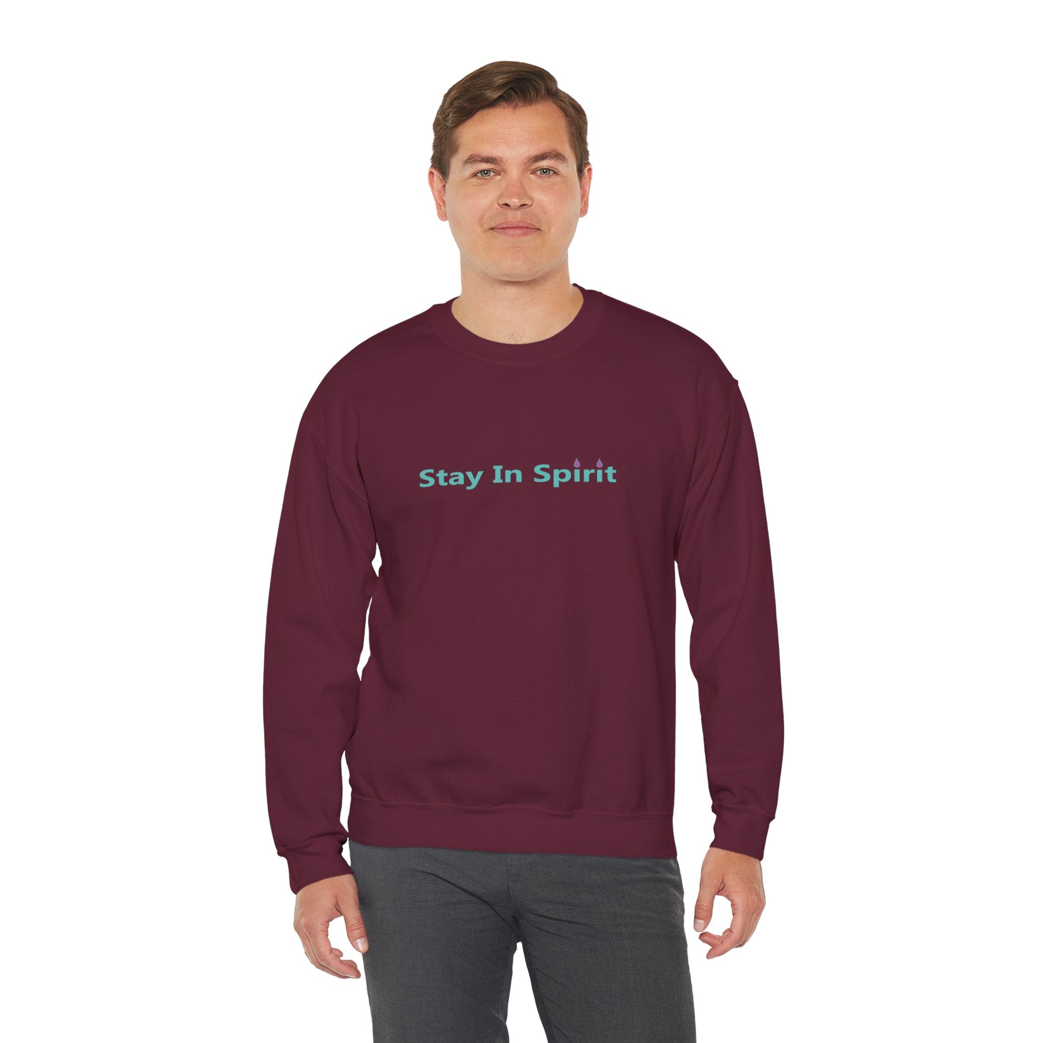 Stay In Spirit Lettered Unisex Heavy Blend™ Crewneck Sweatshirt - Stay In Spirit Shop