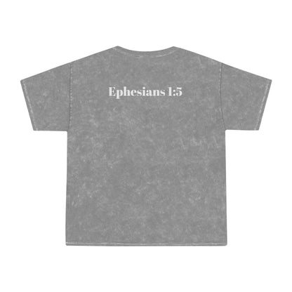 Fostered by the Father Unisex Mineral Wash T-Shirt - Stay In Spirit Shop