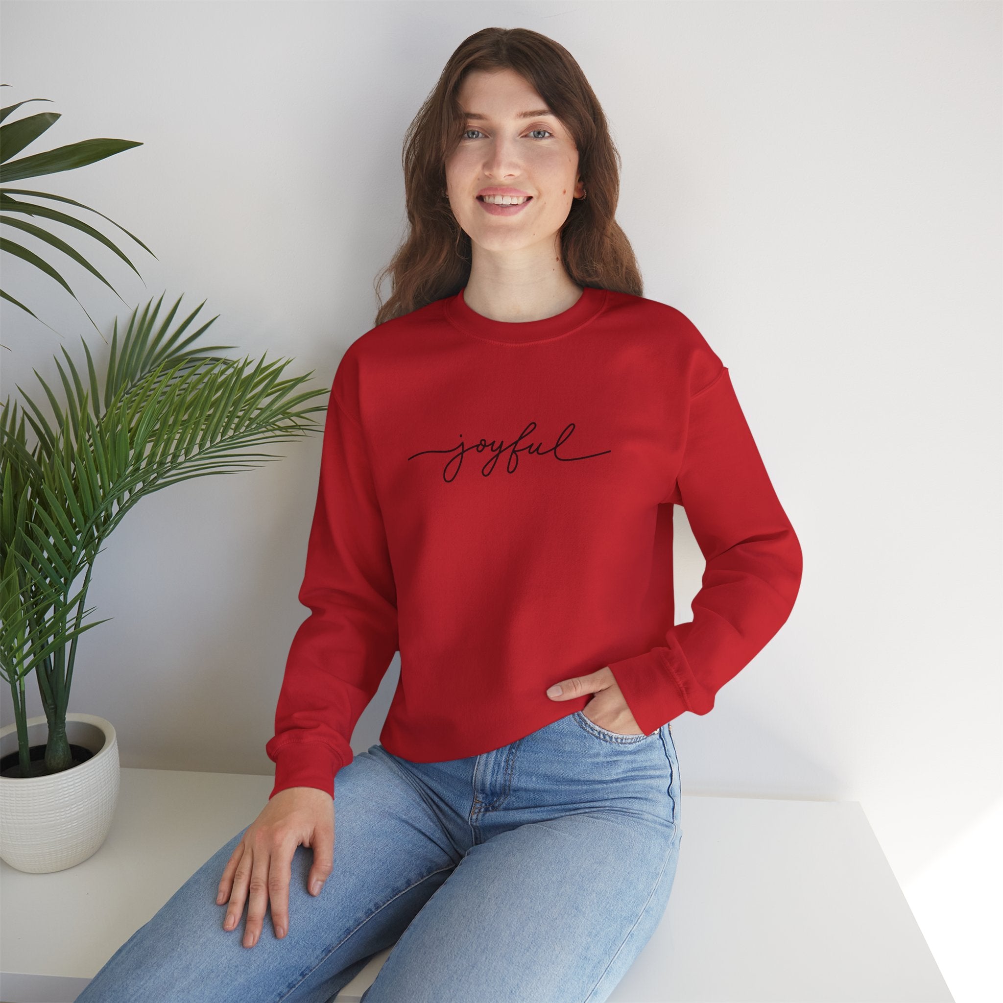 Joyful Unisex Crewneck Sweatshirt - Stay In Spirit Shop