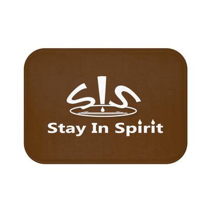 Stay In Spirit Bath Mat (Brown) - Stay In Spirit Shop