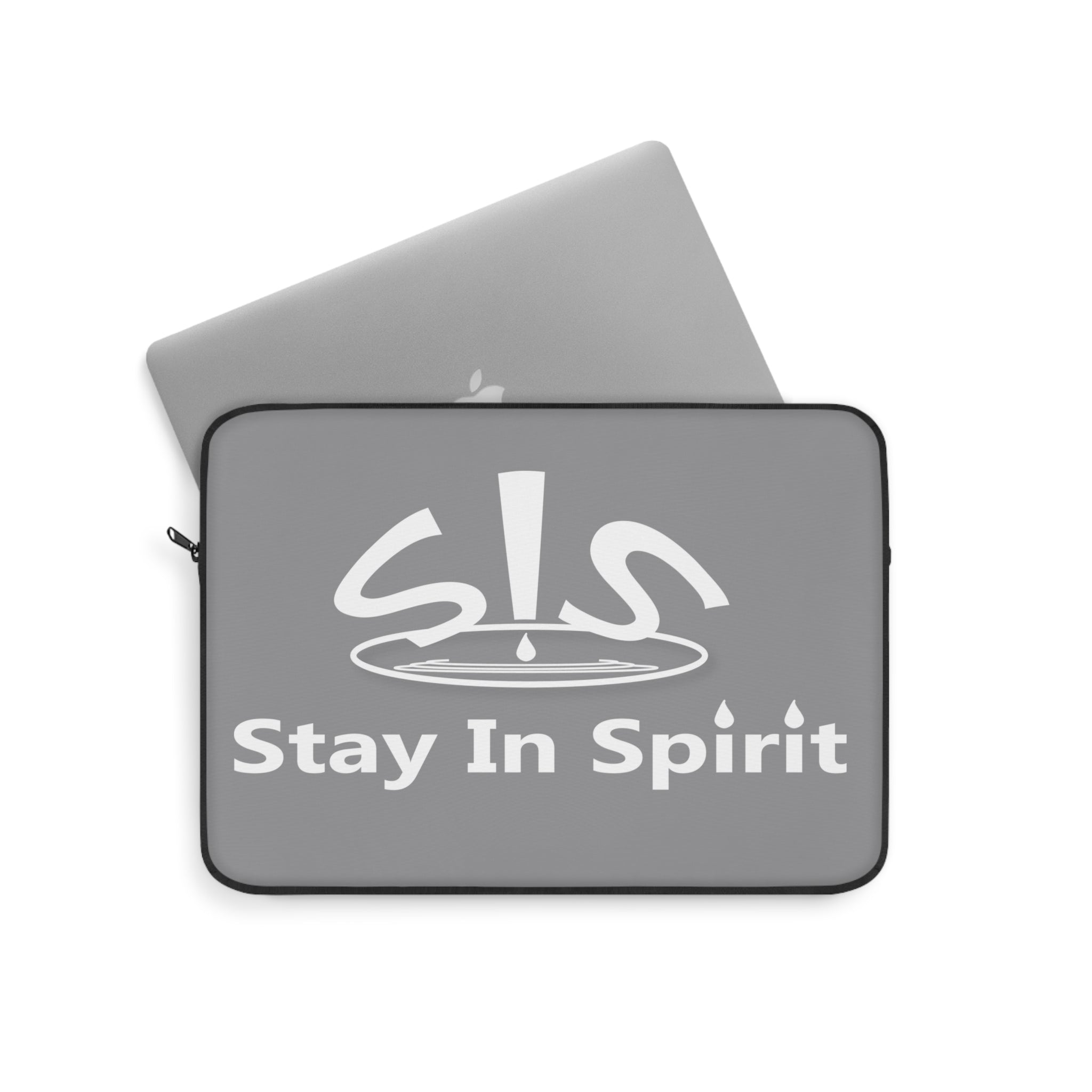 Gray Stay In Spirit Laptop Sleeve - Stay In Spirit Shop