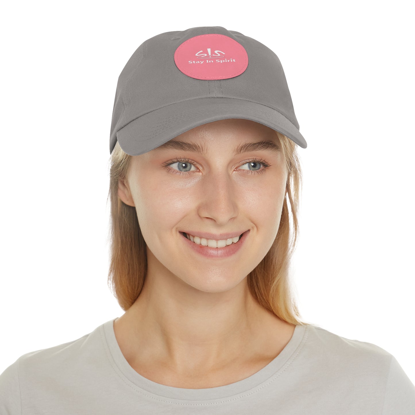 Stay In Spirit Dad Hat with Leather Round Patch