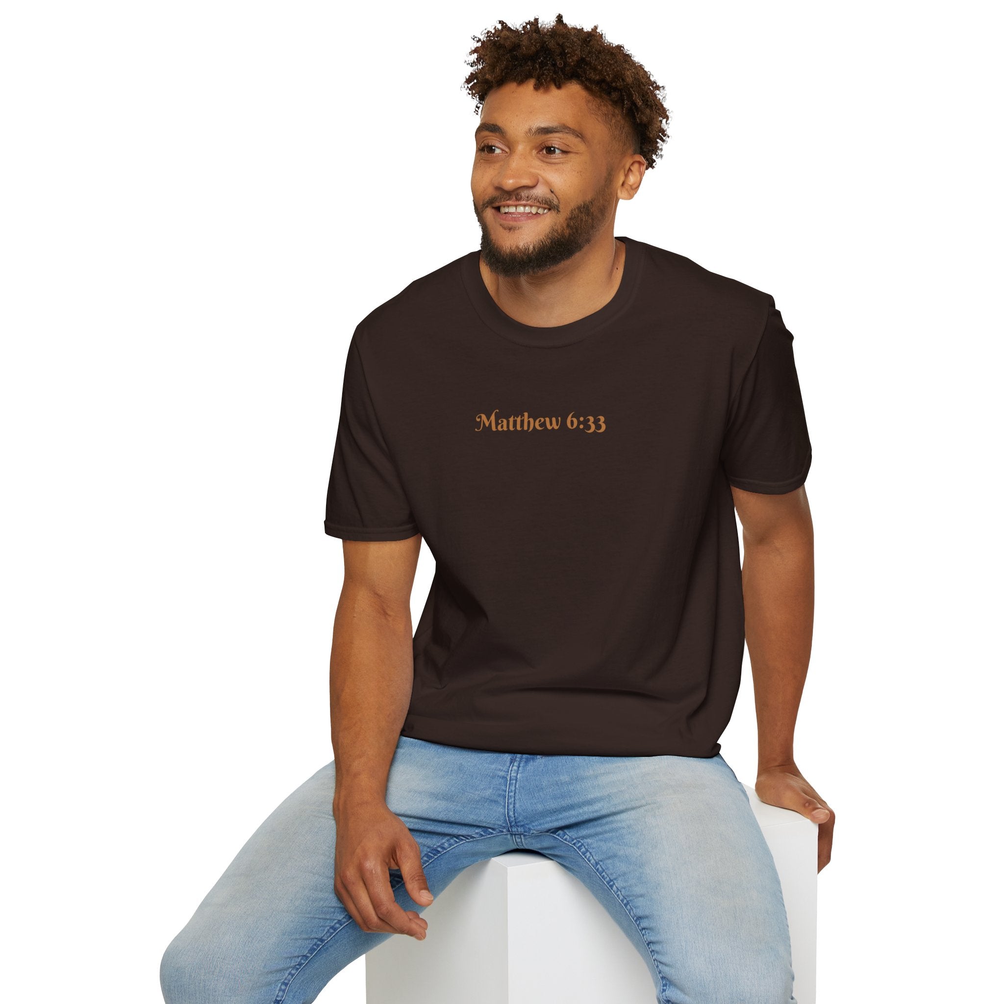 Seek First (Color) Unisex Softstyle T-Shirt